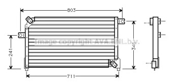 Конденсатор, кондиционер AVA QUALITY COOLING DN5158