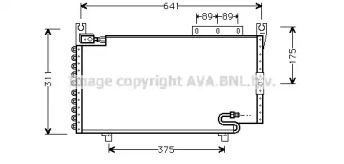 Конденсатор, кондиционер AVA QUALITY COOLING DN5162