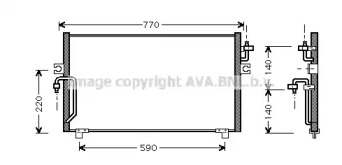 Конденсатор AVA QUALITY COOLING DN5182