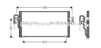 Конденсатор AVA QUALITY COOLING DN5183