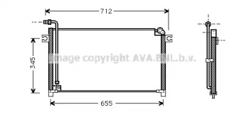 Конденсатор AVA QUALITY COOLING DN5184