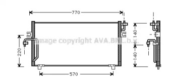 Конденсатор AVA QUALITY COOLING DN5193