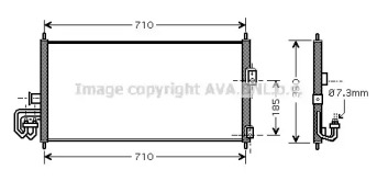 Конденсатор AVA QUALITY COOLING DN5201