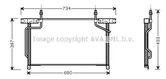 Конденсатор AVA QUALITY COOLING DN5213