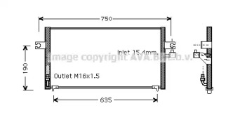 Конденсатор AVA QUALITY COOLING DN5243