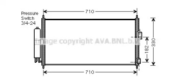 Конденсатор AVA QUALITY COOLING DN5270D