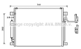 Конденсатор, кондиционер AVA QUALITY COOLING DN5398D