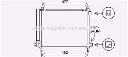 Конденсатор AVA QUALITY COOLING DN5433D