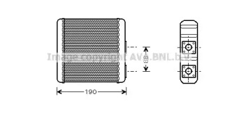 Теплообменник AVA QUALITY COOLING DN6133