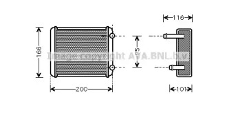 Теплообменник AVA QUALITY COOLING DN6225