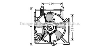 Вентилятор AVA QUALITY COOLING DN7509