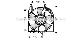 Вентилятор AVA QUALITY COOLING DN7523