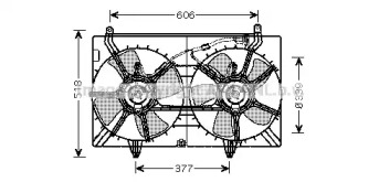 Вентилятор AVA QUALITY COOLING DN7529