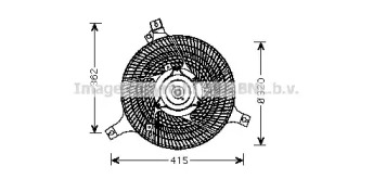 Вентилятор AVA QUALITY COOLING DN7530