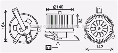 Электродвигатель AVA QUALITY COOLING DN8434