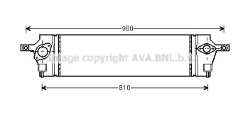 Теплообменник AVA QUALITY COOLING DNA4350