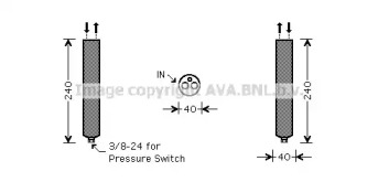 Осушитель AVA QUALITY COOLING DND267