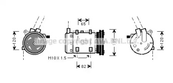 Компрессор AVA QUALITY COOLING DNK191