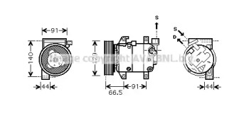 Компрессор AVA QUALITY COOLING DNK286