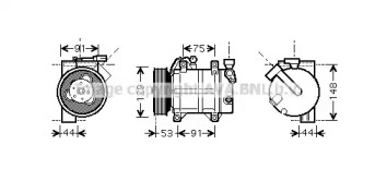 Компрессор AVA QUALITY COOLING DNK307