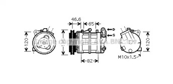 Компрессор AVA QUALITY COOLING DNK313