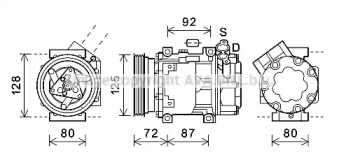 Компрессор AVA QUALITY COOLING DNK429