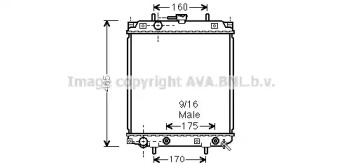 Теплообменник AVA QUALITY COOLING DU2047