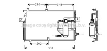 Конденсатор AVA QUALITY COOLING DU5039