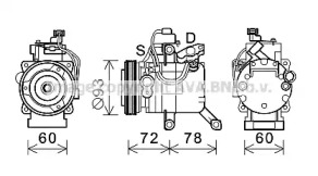 Компрессор AVA QUALITY COOLING DUK074