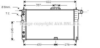 Теплообменник AVA QUALITY COOLING DW2002