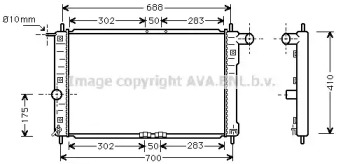 Теплообменник AVA QUALITY COOLING DW2014