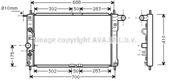 Теплообменник AVA QUALITY COOLING DW2015