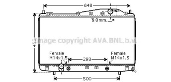 Теплообменник AVA QUALITY COOLING DW2055