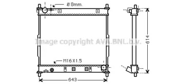 Теплообменник AVA QUALITY COOLING DW2062