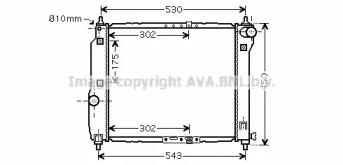 Теплообменник AVA QUALITY COOLING DW2066