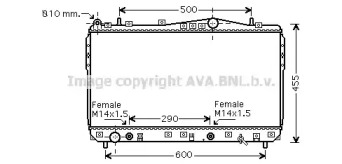 Теплообменник AVA QUALITY COOLING DW2074