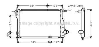 Теплообменник AVA QUALITY COOLING DW2075