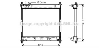 Теплообменник AVA QUALITY COOLING DW2130