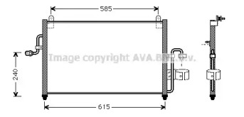 Конденсатор AVA QUALITY COOLING DW5011