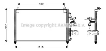 Конденсатор AVA QUALITY COOLING DW5013