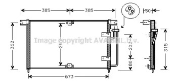 Конденсатор AVA QUALITY COOLING DW5032