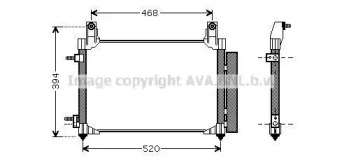 Конденсатор AVA QUALITY COOLING DW5081D