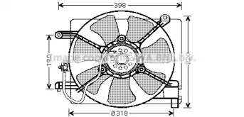 Вентилятор AVA QUALITY COOLING DW7502