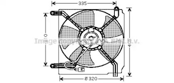 Вентилятор AVA QUALITY COOLING DW7504