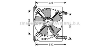 Вентилятор AVA QUALITY COOLING DW7506