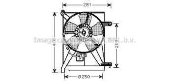 Вентилятор AVA QUALITY COOLING DW7510