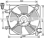 Вентилятор AVA QUALITY COOLING DW7519