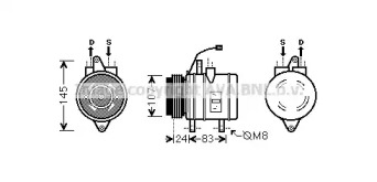 Компрессор AVA QUALITY COOLING DWK096