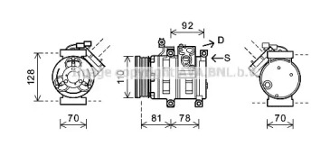 Компрессор, кондиционер AVA QUALITY COOLING DWK100