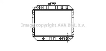 Радиатор, охлаждение двигателя AVA QUALITY COOLING FD2003